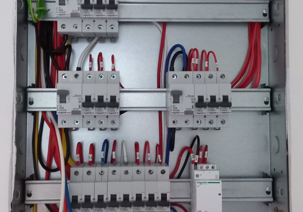 New residential switchboard installation